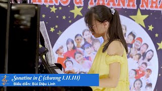 Sonatine in C chương I II III Biểu diễn Bùi Diệu Linh [upl. by Amity]