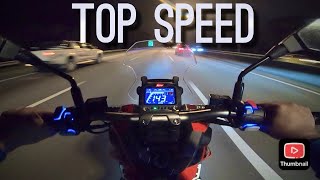 KELAJUAN XDV 250i STANDARD  BOLE TAHAN LAH topspeed [upl. by Udele825]