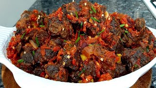 HOW TO MAKE PERFECT PEPPERED BEEF RECIPE  NIGERIAN PEPPERED BEEF RECIPE [upl. by Salter]