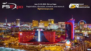 FlightSimExpo  June 2123 2024 in Las Vegas [upl. by Beitz]