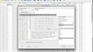 Creating a New or Combined Variable Using SPSS [upl. by Derna]