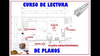 CURSO de Lectura de Planos Arquitectónicos COMPLETO [upl. by Amadas]