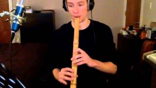 Jazz Shakuhachi  Giant Steps Coltrane performed by Zac Zinger [upl. by Olotrab]