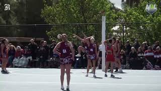 LVFNL B Grade Netball Grand Final Newbridge vs Marong [upl. by Wivina50]