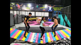 Biggest trampoline park at Chennai by C3  Dugout  Fun activities in Chennai [upl. by Enenaej]