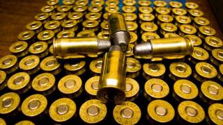 Fast 45 ACP Bullet Pressing Reloads Part 66 [upl. by Lletnuahs]