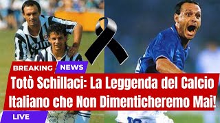 Addio a Totò Schillaci Il Genio di Italia 90 che ha Incantato il Calcio [upl. by Elyl151]