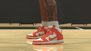 NBA 2K25 Next Gen Shoe Creator  Nike Dunk High quotSyracusequot [upl. by Notaes]