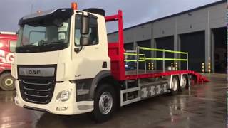 DAF 2019 CF370 6 x 2 Rigid Beavertail [upl. by Malilliw348]