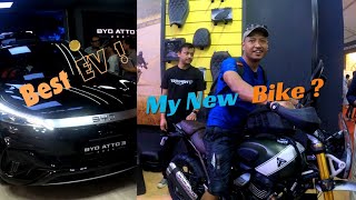 Nada Auto Show 2024 Nepal🇳🇵  Full tour  Avatr 11BYD Atto 3 Black  Triumph Scrambler 400X 155R [upl. by Cathrine]