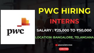 PwC Advisory  Deals Internship in 2025  PwC Acceleration Center Tips [upl. by Kendry424]