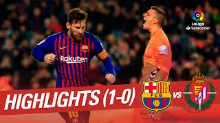 Highlights FC Barcelona vs Real Valladolid 10 [upl. by Keeton681]