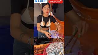 थाई गर्ल्स कुकिंग Noodles soup 💯❤️ Thai food video youtubeshortstrendingshortvideoviralvideo [upl. by Agate742]