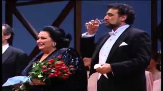 Brindis de La Traviata en la gala lírica de inauguración del Teatro de La Maestranza en Sevilla [upl. by Worrell]