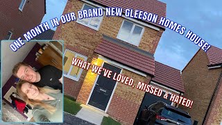 ONE MONTH IN OUR BRAND NEW GLEESON HOMES HOUSE WHAT WEVE LOVED MISSED amp HATED TIPS amp TRICKS [upl. by Sams]