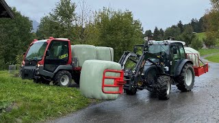 Ballentransport  Lindner Geotrac 64 und Unitrac 102  Shorts [upl. by Attennaj964]