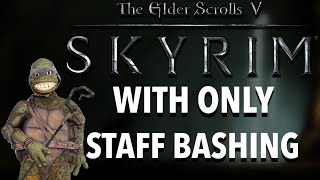 I attempted to beat Skyrim with a wooden stick [upl. by Zanas]