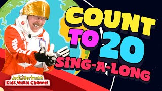 Count to 20 SingaLong  Jack Hartmann [upl. by Yance]