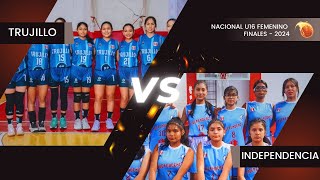 Trujillo vs Independencia  Fecha 1  Finales  Damas  Nacional U16 [upl. by Lilly]