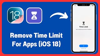 How to Remove Time Limit for Apps  Fix You’ve Reached Your Limit  iPhone iOS 18 [upl. by Drucie835]