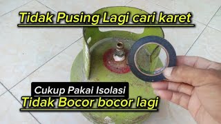 TIDAK BOCOR LAGI  TIDAK USAH GANTI GANTI KARET SEAL CUKUP PAKAI ISOLASI [upl. by Vanna]