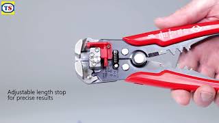 How To Use The CK Automatic Wire Stripper  Toolstation [upl. by Ttihw430]