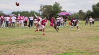 Cuernos Chuecos vs 9rs Juego de Tocho Bandera Categoría 1416 [upl. by Cleon]