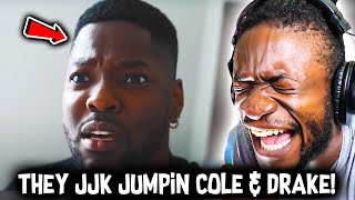 THEY JJK JUMPIN DRAKE amp COLE How J Cole fans were when they heard the Kendrick diss on metro album [upl. by Eidde]