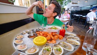 Americas Best Oysters 🦪 SEAFOOD TOUR in Charleston South Carolina [upl. by Lekram785]