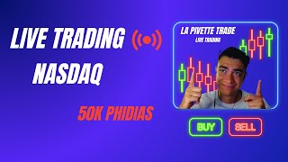 Live Trading NASDAQ  Compte Fast track Trading 25K [upl. by Remat159]