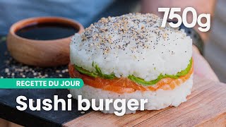 Recette facile du sushi burger  750g [upl. by Quincy]