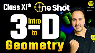 Intro to Three dimensional geometry One shot Maths  Class 11th Maths NCERT with Ushank Sir [upl. by Heise139]