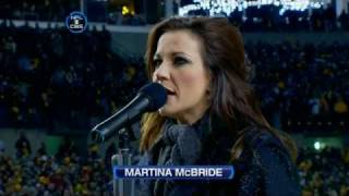 Martina McBride Star Spangled Banner GREATEST LIVE PERFORMANCE National Anthem Independence Day [upl. by Eam363]