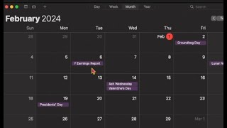 How to Add Corporate Earnings Reports to Your Calendar on Mac via Stocks App [upl. by Brand]