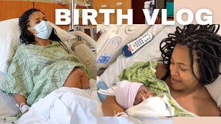 POSITIVE BIRTH STORY UNMEDICATED Birth for first time mom [upl. by Akinirt]