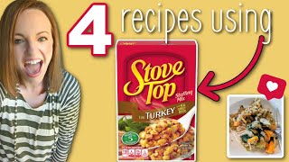 What to make with STUFFING MIX 4 easy and TASTY meals [upl. by Annalise]