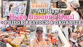 HUGE GROCERY HAUL 2024  FRIDGE RESTOCK amp ORGANIZE WITH ME  SELLE DESHIRO  KITCHEN RESET ROUTINE [upl. by Damha]