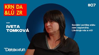 Yveta Tomková Sociální politika státu nám nepomáhá Likviduje nás a ničí  KRNDA amp LŮZR 7 [upl. by Ennovihs]