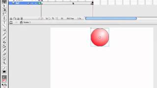 Adobe Flash  Bouncing Ball Tutorial [upl. by Neslund]