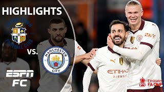 HAALAND AND DE BRUYNE SHOW OUT 😱 Manchester City vs Luton Town  FA Cup Highlights  ESPN FC [upl. by Yhtac842]