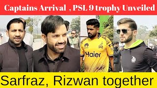 Rizwan Sarfraz Sath Sath  Babar ka swag  Captains entry on PSL 9 unveiling ceremony [upl. by Cherrita]