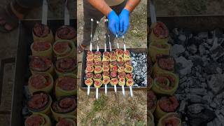 Shashlik kabachki va baqlajon bilan cooking recipe [upl. by Meela816]