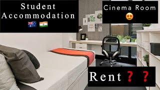 INTERNATIONAL STUDENT 🇮🇳 🇦🇺 ACCOMODATION  PER WEEK RENT❓❓ MY APARTMENT TOUR 🏠 [upl. by Akcinahs]