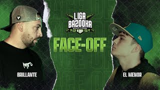 FACEOFF BRILLANTE VS EL MENOR  LIGABAZOOKA J7 [upl. by Lotsirk761]