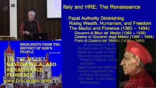 18 The Medici Savonarola and Renaissance Florence [upl. by Lyontine]