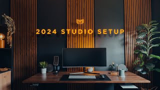 My 2024 Studio Setup Tour  Creator Workspace [upl. by Mechelle739]