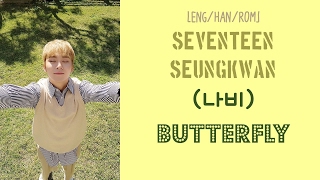 ENGHANROM SEVENTEEN Seungkwan  Butterfly 나비 COVER [upl. by Netram675]