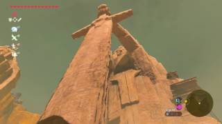 ZELDA BOTW Secret Shrine Korsh Ohus Blessing  East Gerudo Ruins [upl. by Icaj889]