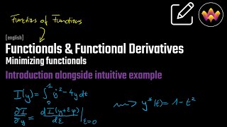 Functionals amp Functional Derivatives  Calculus of Variations  Visualizations [upl. by Nashom]