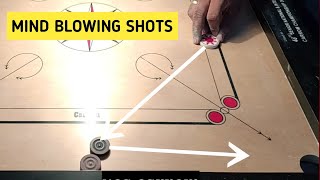 Useful hard carrom trick shots carrom board tricks best carrom shots carrom board game [upl. by Namhar]